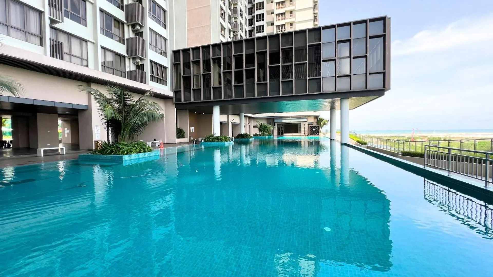דירה Melaka Bali Residence Pool Sea View Kids Playroom מלזיה